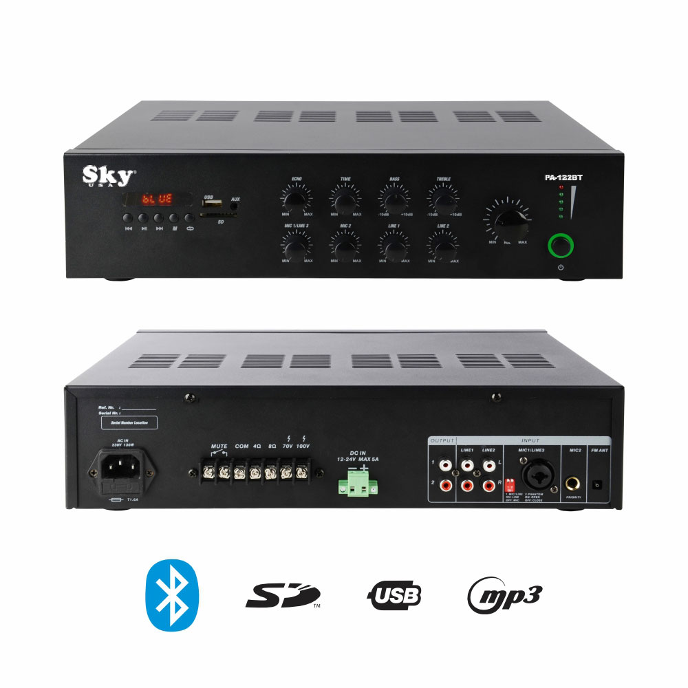 Amplifier Rigid 120BT Black