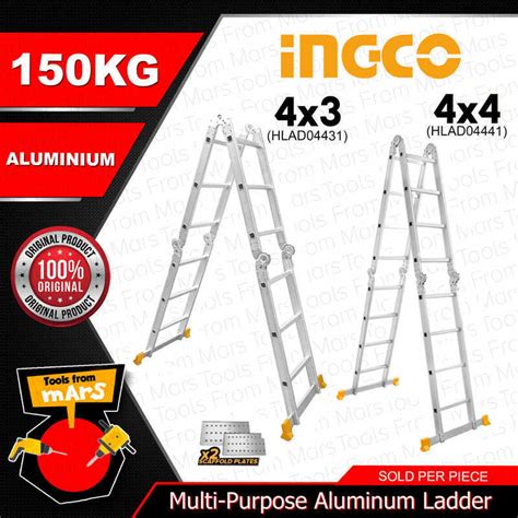 Ladder Aluminium Folding Type 4*3 Emc