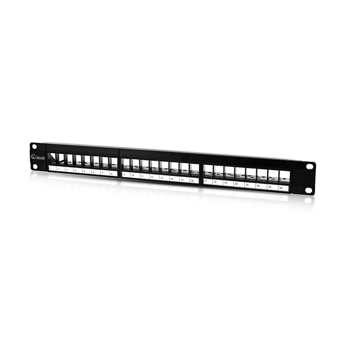 Cat6 Patch Panel Rigid 24PORT Unloaded