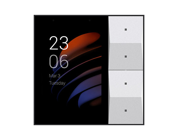 Akubela 4'' KNX Wired Panel And IP Network Technologies WIFI 2.4G/5G Blutooth 4.2 Zigbee 3.0 Ethi Ps51 KNX EU