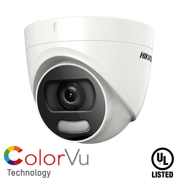 Hikvision Analog Camera DS-2CE72HFT-F28(2.8MM)-5MP Fixed Colorvu Turret