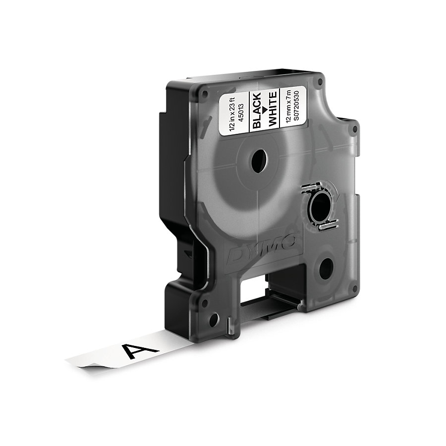 Dymo Label Tape Dm1 12mm White